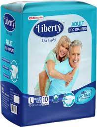 ADULT DIAPER(LARGE) 10,S